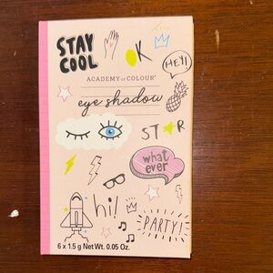 Academy of Colour Eye Shadow Palette Book 6 Colors